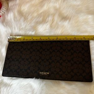 Coach slim zipper pouch